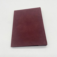 Couverture de menu en cuir véritable pour restaurant A5/A4 sur mesure