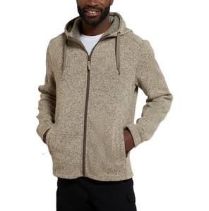 Sweat à capuche à fermeture éclair complète de qualité supérieure avec deux poches sweats à capuche lourds français éponge Vintage coton tissu à capuche tenue de couleur unie - Product Image 5