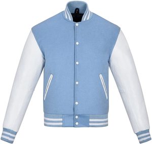 Vestes universitaires de haute qualité brodées vestes universitaires pour hommes vestes de baseball Letterman en cuir - Product Image 1