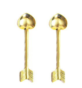 Cuillère à soupe en laiton unique Vaisselle personnalisée Produit le plus vendu Cuillère à café en acier miroir au prix de gros - Product Image 6