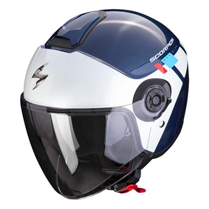 CASCO JET EXO-CITY II Retro Style Half Face Motorcycle Helmet Size XL Quick Release Closure ABS Fiberglass with Visor <b>Boxed</b> - Product Image 1