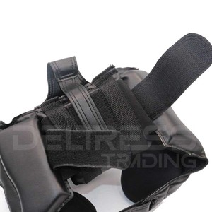 Alta calidad Premium Head Gears Cascos de boxeo de cuero originales Nuevos protectores faciales lisos en precio al por mayor La mejor calidad - Product Image 4