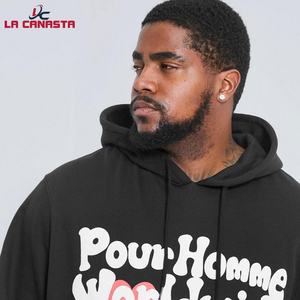 Sudadera con Capucha Extra Grande para Hombre, de Forro Polar Grueso, Bordada y con Estampado Personalizado, de Invierno, de Alta Calidad - Venta al Por Mayor de Lujo - Product Image 3