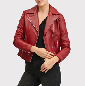 Hot 2026 modèle vêtements pour femmes veste en cuir nouvelle mode hommes veste en cuir coupe-vent en cuir veste 2025 - Product Image 6