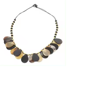 Custom Factory Horn Necklace for Women and Men Fashion Jewellery with Agate <b>Magnesia</b> <b>Crafts</b> - Product Image 4
