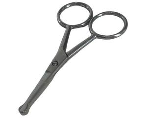 Tijeras Faciales Rectas con Mango de Cerámica, Instrumento de Belleza de Acero Inoxidable, Herramienta de Precisión para Recortar Cejas - Product Image 3