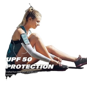 Roxun Thin Polyester Arm Sleeves for Unisex Basketball UV Protection UPF 50 - Product Image 4