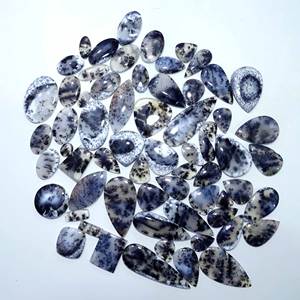 โอปอล dendritic ธรรมชาติคุณภาพสูงอัญมณีหลวมพลอย Cabochon หลวมรูปร่างผสมโอปอล dendritic อัญมณีใช้ทำเครื่องประดับ - Product Image 5