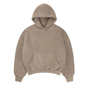 Sweat à capuche en tissu polaire 80 coton 20 polyester grande taille sweats à capuche pour hommes sweats à capuche personnalisés pour hommes avec logo - Product Image 1