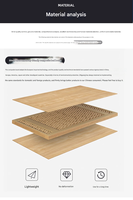 Cama de Madera de Roble Envejecido para Dormitorio, Muebles para el Hogar de Primera Calidad, Estilo Tatami Japonés, en Oferta