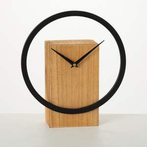 Reloj de Pared Minimalista de Pino Pequeño, Silencioso, para Dormitorio, Sin Tictac, Moderno, de Madera, para Habitaciones y Oficinas Tranquilas - Product Image 6