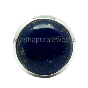Anillo de Plata de Ley 925 con lapislázuli azul, joyería de plata 925 con lapislázuli azul - Product Image 2