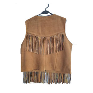 Chalecos de Cuero Vaqueros sin Mangas Decorados para Mujer, Diseño Moderno y Personalizado - Product Image 6