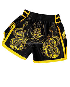 Ropa Deportiva de Boxeo y Artes Marciales, Duradera, Ligera, Elástica, de Secado Rápido, Estampada, 100% Poliéster, con Detección de Agujas - Product Image 4