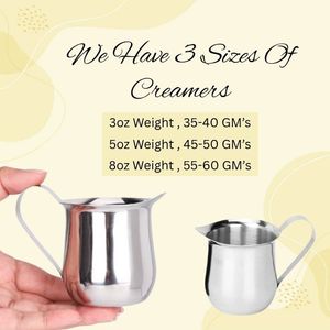 Gran oferta de crema de campana de acero inoxidable para máquina de café Espresso, accesorios, barra de café, capuchino, espuma de leche, jarra de Metal - Product Image 4