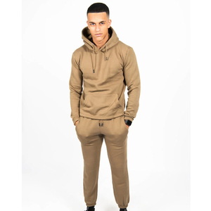 Fabrication sur mesure de survêtements d'hiver pour hommes en gros, tendance, en molleton lourd de 320 g, 100 % coton biologique, longueur intégrale, service OEM - Product Image 2