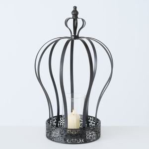 มงกุฎโลหะเหล็กดัดที่เป็นมิตรต่อสิ่งแวดล้อม เหมาะสำหรับตกแต่งบ้านในเทศกาลวันหยุด งานเทศกาล บ้านไร่ และโต๊ะคริสต์มาส - Product Image 1