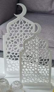 Decoración Acrílica Art Deco para el Hogar de Ramadán, Adorno Artesanal para Decoración Espiritual, Exhibición de Mesa, Artículo de Regalo para Sala de Estar - Product Image 3