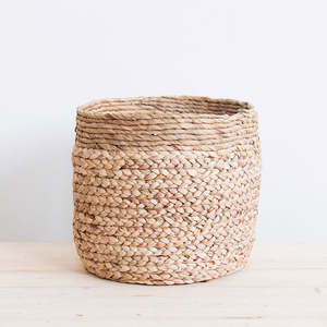 Trending product braided storage baskets water hyacinth fiber basket office home organization - Product Image 4