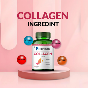 Collagène pour la beauté naturelle, amélioration de la flexibilité des articulations, renforcement des cheveux, des ongles et de la peau, dosage en capsules - Product Image 2