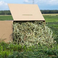 Foin de qualité supérieure, de qualité alimentaire, 100% naturel, riche en protéines, cubes de luzerne et de luzerne de Gascogne pour chevaux, bovins, porcs, poissons, chiens, 25 kg/sac, 2 ans