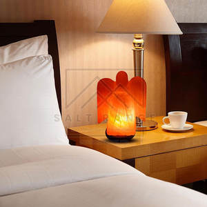 โคมไฟเกลือหิมาลัยแท้ 100% แกะสลักด้วยมือ งานฝีมือธรรมชาติ ตกแต่งบ้าน - Product Image 3