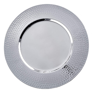 Fabricant et exportateur d'assiettes de service personnalisées Fournisseur d'assiettes de service en métal noir simples et rondes fabriquées à la main - Product Image 5