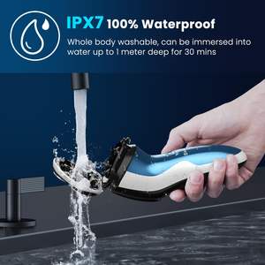 Afeitadora Eléctrica Húmeda y Seca para Hombre con Recortadora de Precisión y Triple Cuchilla, Resistente al Agua IPX7, Indicador de Energía, para Uso Corporal - Product Image 5