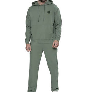 Vente en gros de survêtements pour hommes légers et respirants de qualité supérieure à séchage rapide vêtements de jogging 100% coton pour l'hiver motif solide - Product Image 1