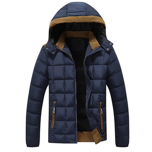 <b>Waterproof</b> Canvas <b>Puffer</b> <b>Jacket</b> <b>with</b> Customized Removable <b>Hood</b> Best Looking Loose Fit Custom OEM Para Jumper <b>Jacket</b> - Product Image 1