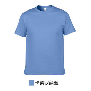 100% algodón manga corta Oem logo diseño personalizado liso en blanco algodón camiseta para hombres - Product Image 5