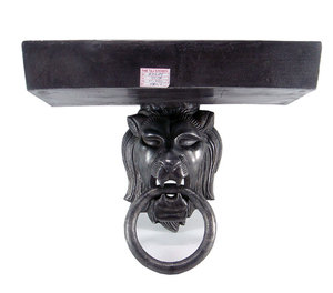 ที่เคาะประตูรูปหัวสิงโตทองเหลืองอิตาลี ผลิตในอิตาลี ของตกแต่งประตูหน้าบ้าน ระเบียงหน้าบ้าน ที่เคาะประตูทองเหลืองหล่อ ของตกแต่งบ้านสไตล์วินเทจ - Product Image 1