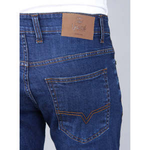 <span class=keywords><strong>Jean</strong></span> Skinny Taille Haute Homme Bernad, Style Hip Hop Vintage, Coupe Boyfriend, Brodé, Tricoté, Couleur Claire, Effet Délavé - Product Image 4