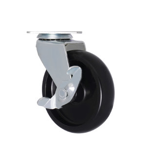 Roulettes de meubles verrouillables de 3 pouces (75mm) Roues en PP avec frein - Product Image 1