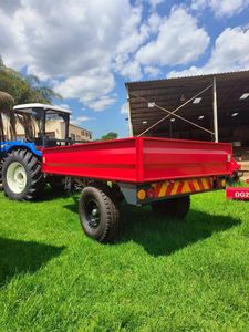 Heavy Duty 10 Ton Farm Dump <b>Trailer</b> 20000 lbs Capacity Agricultural Tipping <b>Trailer</b> - Product Image 5