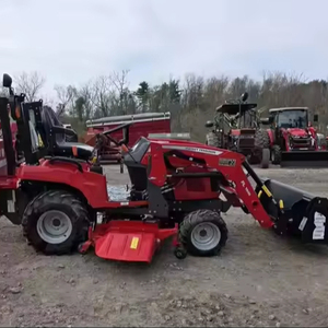 Tracteur de jardin compact hydrostatique Massey Ferguson GC1725M efficace tondeuse chargeur bon roulement de noyau d'équipement agricole agricole - Product Image 1
