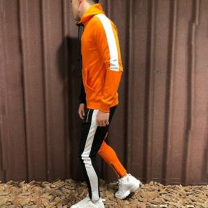 Entrenamiento de gimnasio y chándales para correr Conjunto de dos piezas para hombre Sudadera con capucha Traje de jogging Hombres Ropa deportiva Gimnasio Fitness Tech Fleece - Product Image 1