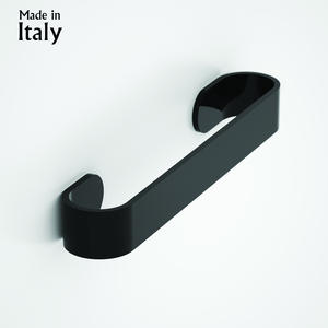 Porte-serviettes moderne en acrylique transparent DEA Design de fabrication italienne Accessoire pour meubles de salle de bain Petrozzi Snc L30x W5.5x H3.7 - Product Image 3