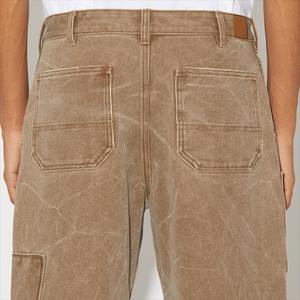 Pantalones Vaqueros Holgados Casuales Ligeros de Alta Calidad para Hombre, Corte Holgado, Cintura Media, Lavado a la Piedra, Logotipo Personalizado, Venta al por Mayor, Ropa Urbana - Product Image 5