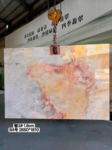 Marmo Colorato di <span class=keywords><strong>Brescia</strong></span> per Decorazione, Viti Rosa, Nuvole Bianche Arancioni, Pietra di Marmo per Isola Cucina, Piano di Lavoro e Mobile Bagno - Product Image 4