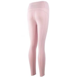 2025 nouveau pantalon de Yoga taille haute élégant Leggings fille coupe haute plaine rose brillant tricoté Sexy Leggings de Yoga vierges pour les femmes - Product Image 4