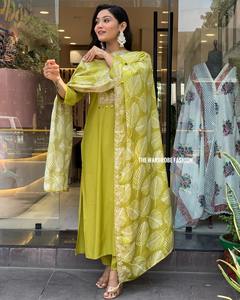 Style indien pakistanais Salwar Kameez ready-made dames robe de mariée cousue Salwar costume pour fête porter élégant - Product Image 4