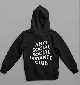 SHEMAX 2024 CALIDAD SUPERIOR VENTA CALIENTE OEM FABRICANTE AL POR MAYOR HECHO EN PAKISTÁN ANTI SOCIAL DISTANCIA SOCIAL CLUB HOODIE - Product Image 4