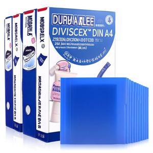 DURABLE DIVISOFLEX DIN A4 250 แฟ้มใส่เอกสาร 5 ช่อง 80 กรัม/ม. อุปกรณ์เสริมแฟ้มพลาสติกสีน้ำเงิน - Product Image 3