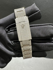 Reloj con Movimiento Automático Completamente Engastado con Diamantes, Esfera de Cristal con Diamantes Árabes de 41 mm, Analógico, Moissanita, Regalo Hip Hop para Él - Product Image 4