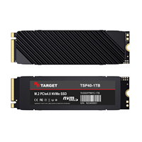 Desktop Internal M.2 Pcie Gen4x4 Nvme SSD 512GB 1TB 2TB 4TB mendukung OEM logam plastik Solid State Drive 1.4