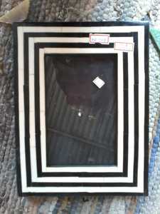 กรอบรูป MDF ลายกระดูกสัตว์ รูปทรงสี่เหลี่ยมผืนผ้า งานแฮนด์เมด ขัดเงา พร้อมขนาดสั่งทำได้ ขายส่ง อุปกรณ์ตกแต่งอัลบั้มรูป - Product Image 2