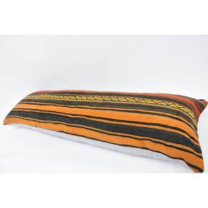 Multicolor Kilim Wool Pillow 16x48 Inch Luxury Fluffy Square Patterned Decorative Cushion Portable 18x18 Inch <b>Bedding</b> - Product Image 5
