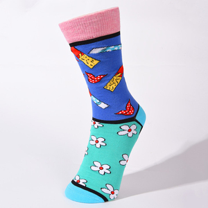 Calcetines de algodón elegantes, unisex, suaves, cómodos, transpirables, perfectos para uso casual, actividades al aire libre, gimnasio, fitness, deportes y uso diario. - Product Image 2