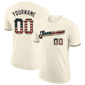 Vente en gros Chemises directes Engro T-shirts de l'industrie des vêtements de sport Drapeau vintage personnalisé-T-shirt de performance noir - Product Image 1